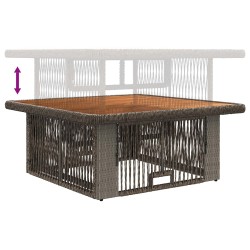 Ensemble de salle à manger pour jardin 3 pcs Gris et Gris foncé 639003639003