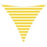 Voile d'ombre Jaune et blanc 2 x 2 x 2 m 100 % polyester Oxford 639006639006