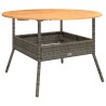Salon de jardin 2 pcs avec coussins Gris Résine tressée 639010639010