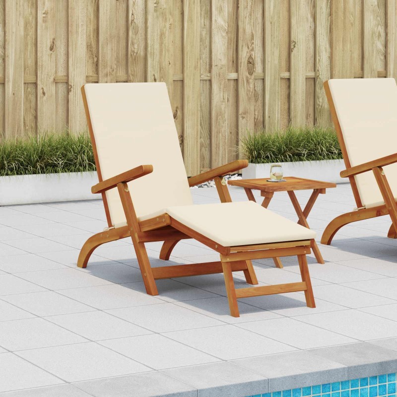 Chaise longue inclinable et pliable 55 x 146 x 91 cm 639017639017