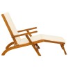 Chaise longue inclinable et pliable 55 x 146 x 91 cm 639017639017