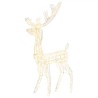 Renne de décoration de Noël Acrylique 140 LED blanc chaud 128 cm 639020639020