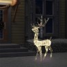 Renne de décoration de Noël Acrylique 140 LED blanc chaud 128 cm 639020639020