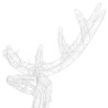 Renne de décoration de Noël Acrylique 140 LED blanc chaud 128 cm 639020639020
