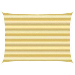 Voile d'ombre Jaune et blanc 5 x 8 m HDPE 639022639022