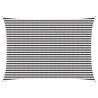 Voile d'ombre Anthracite et blanc 3,5 x 5 m HDPE 639023639023