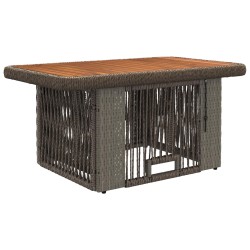 Ensemble de salle à manger pour jardin 3 pcs Gris et Gris foncé 639024639024