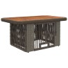 Ensemble de salle à manger pour jardin 3 pcs Gris et Gris foncé 639024639024