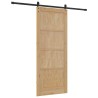 Porte coulissante Naturel 86 x 211 cm Bois de pin massif 639028639028