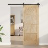 Porte intérieure Naturel 86 x 211 cm Contreplaqué 639047639047