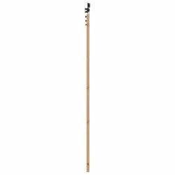 Porte coulissante Naturel et noir 86 x 211 cm 639048639048