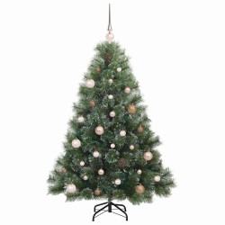 Sapin de Noël artificiel avec 150 LED Vert 150 cm PE et PVC 639051639051