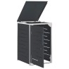 Stockage de bac à déchets for 1 Bin 240L Anthracite 639059639059