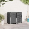 Stockage de bac à déchets for 2 Bins 240L Acier inoxydable 639064639064