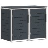 Stockage de bac à déchets for 2 Bins 240L Acier inoxydable 639064639064