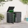 Stockage de bac à déchets for 2 Bins 240L Acier inoxydable 639064639064