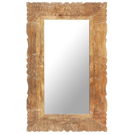 Miroir 80x50 cm Bois de manguier massif 639065639065