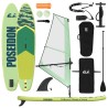 Planche SUP Gonflable avec Voile POSEIDON 330 x 76 x 15 cm Vert 639066639066