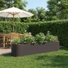 Jardin surélevé Noir 200 x 40 x 40 cm 639070639070