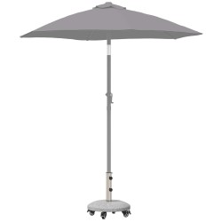 Socle de parasol en granite avec roues pour poteau de 4-5 cm 639072639072