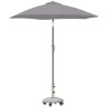 Socle de parasol en granite avec roues pour poteau de 4-5 cm 639072639072