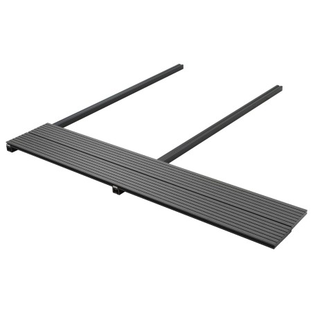Planche de terrasse 6 pcs Gris WPC 639079639079