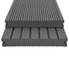 Planche de terrasse 6 pcs Gris WPC 639079639079