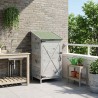 Abri de jardin Gris 59,5 x 56 x 113,5 cm Bois de Sapin Massif 639083639083