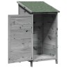 Abri de jardin Gris 59,5 x 56 x 113,5 cm Bois de Sapin Massif 639083639083