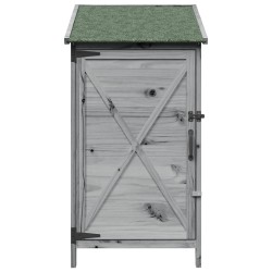 Abri de jardin Gris 59,5 x 56 x 113,5 cm Bois de Sapin Massif 639083639083