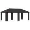 Abri de jardin 6 x 3 m Anthracite Polyester et Acier 190 639085639085