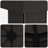 Abri de jardin 6 x 3 m Anthracite Polyester et Acier 190 639085639085