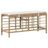 Ensemble de salle à manger pour jardin 3 pcs Nature et Blanc 639087639087