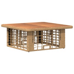 Ensemble de salle à manger pour jardin 3 pcs Nature et Blanc 639087639087