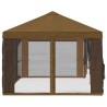 Housse de tonnelle avec murs latéraux Taupe 600,5 x 300,5 cm 639090639090