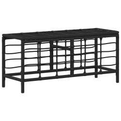 Ensemble de salle à manger pour jardin 3 pcs Noir et gris 639094639094