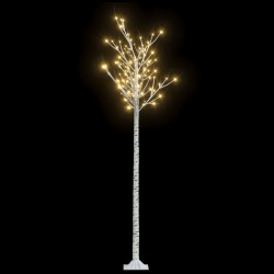 Sapin de Noël 220 LED blanc chaud Saule 2,2 m Int/Ext 639099639099