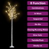 Sapin de Noël 220 LED blanc chaud Saule 2,2 m Int/Ext 639099639099