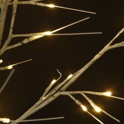 Sapin de Noël 220 LED blanc chaud Saule 2,2 m Int/Ext 639099639099