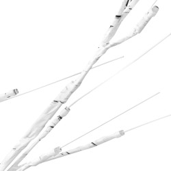 Sapin de Noël 220 LED blanc chaud Saule 2,2 m Int/Ext 639099639099