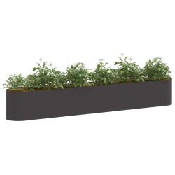 Jardin surélevé Noir 280 x 40 x 40 cm 639101639101