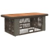 Ensemble de salle à manger pour jardin 4 pcs Gris et Gris foncé 639103639103