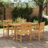 Chaises de jardin 4 pcs Naturel Bois d'Acacia Massif 639105639105