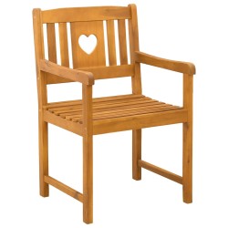 Chaises de jardin 4 pcs Naturel Bois d'Acacia Massif 639105639105