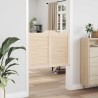 Portes battantes Naturel 80 x 50 cm Bois de pin massif 639106639106