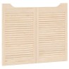 Portes battantes Naturel 80 x 50 cm Bois de pin massif 639106639106