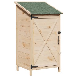 Abri de jardin avec toit Naturel 59,5 x 56 x 113,5 cm 639108639108