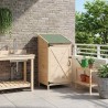 Abri de jardin avec toit Naturel 59,5 x 56 x 113,5 cm 639108639108