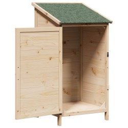 Abri de jardin avec toit Naturel 59,5 x 56 x 113,5 cm 639108639108