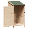 Abri de jardin avec toit Naturel 59,5 x 56 x 113,5 cm 639108639108